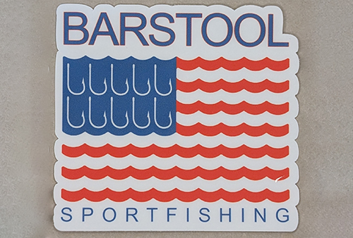 Hook Spangled Sticker