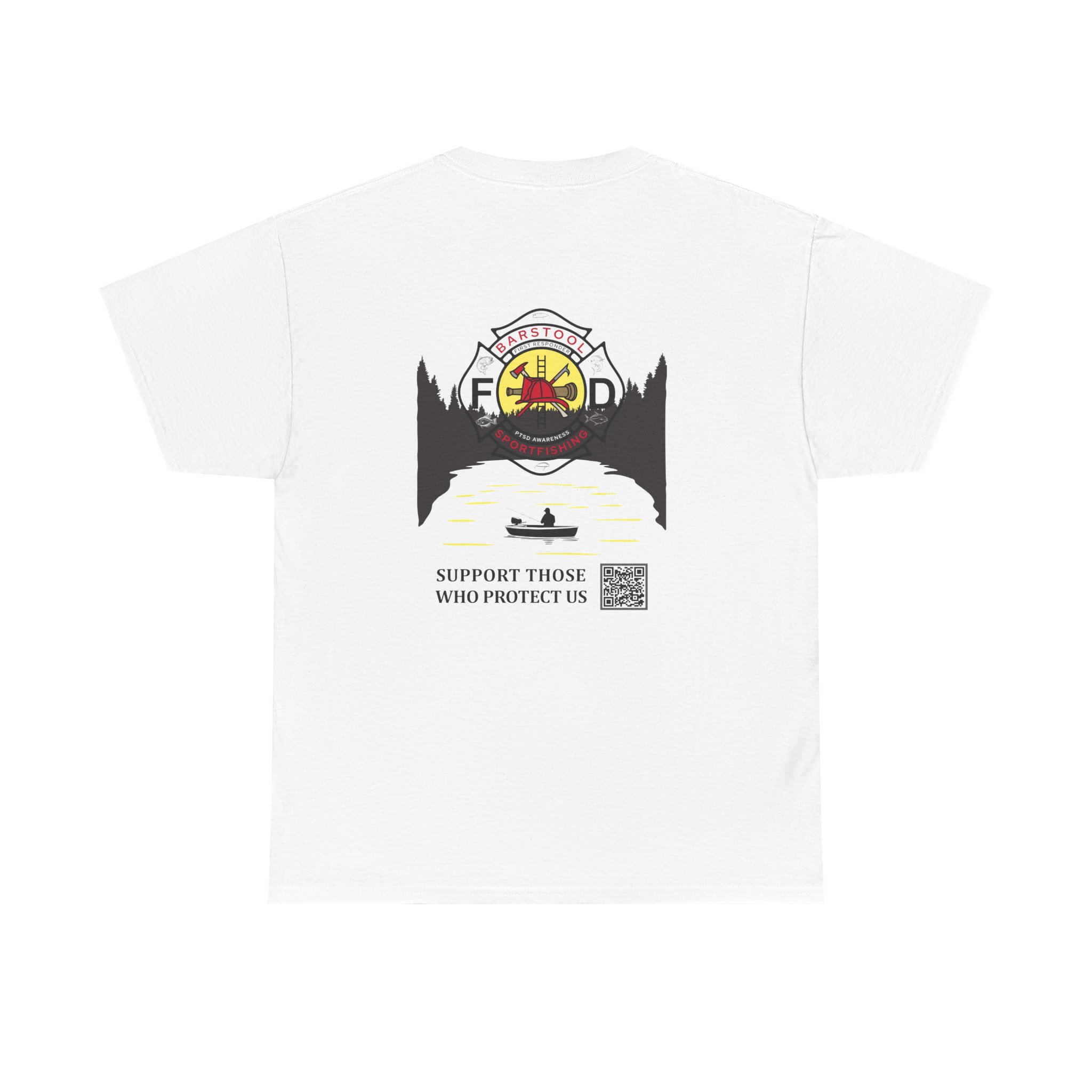 First Responders Bridge Fund Raising Barstool T-Shirt - Image 6